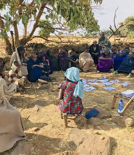 Community consultation, Ethiopia; Photo credit: Lenka Blanarova, Action Contre la Faim